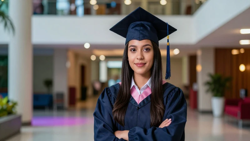 Retrato profesional de graduado mexicano