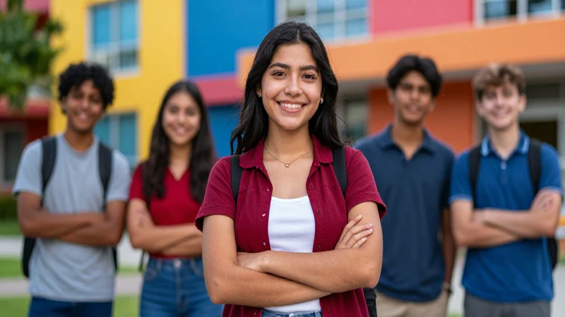Estudiante mexicano triunfa en campus moderno