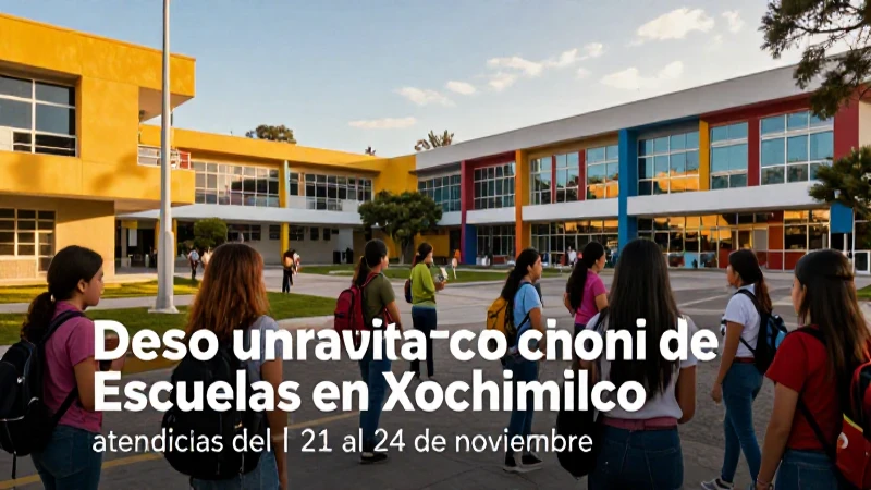 Guía de atención escolar en Xochimilco