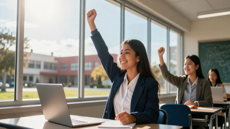 Estudiante mexicano celebra éxito académico
