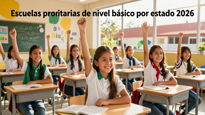 Escuelas prioritarias de México en 2026