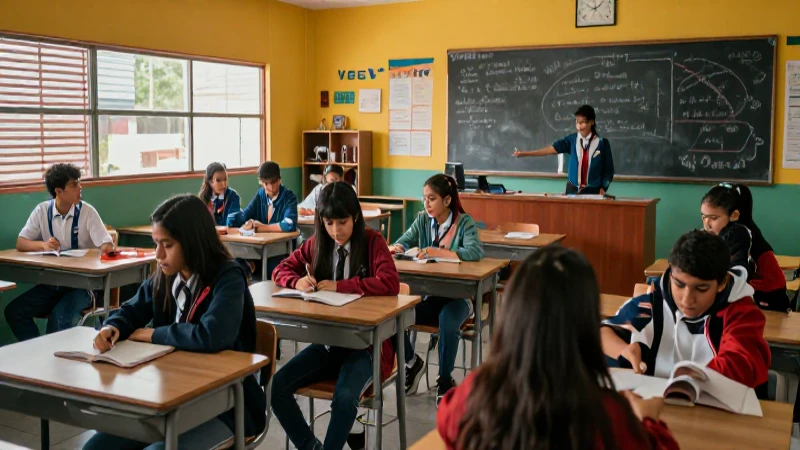 Escuelas secundarias modernas en Valle de Chalco