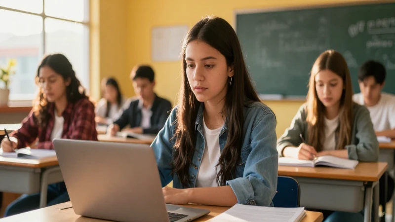 Estudiante mexicano, luz dorada y blog profesional