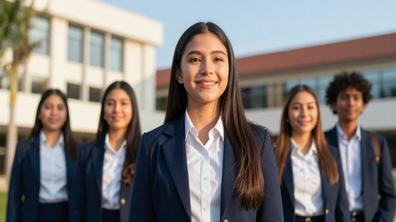 Joven mexicano, imagen vibrante en campus moderno