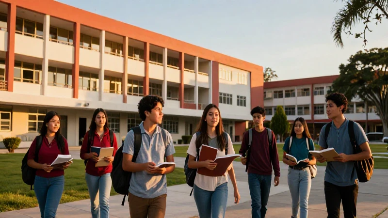 Estudiantes mexicanos destacan en un campus vibrante