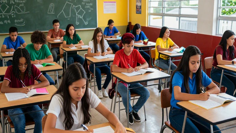Estudiantes mexicanos logran éxito escolar vibrante