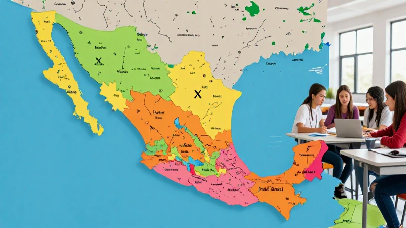 Estados mexicanos con la letra X