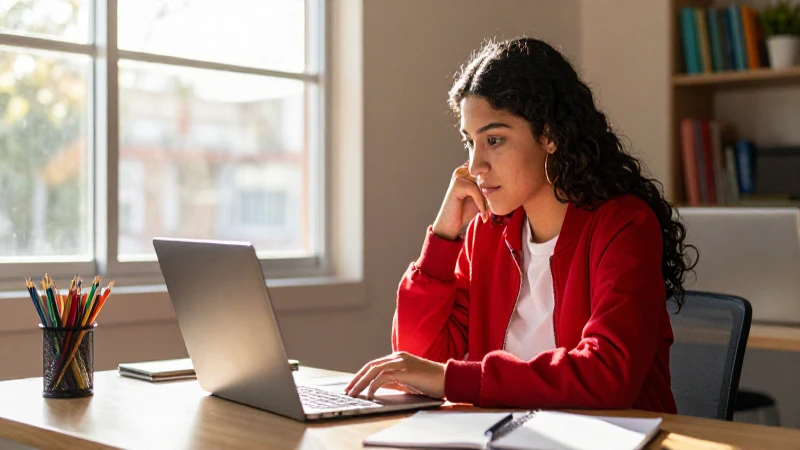Estudiante mexicano aprende digitalmente con optimismo