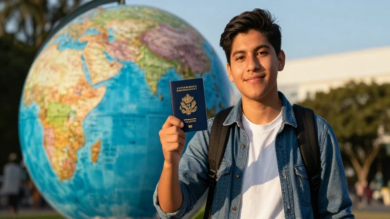 Joven mexicano con aspiraciones de viaje
