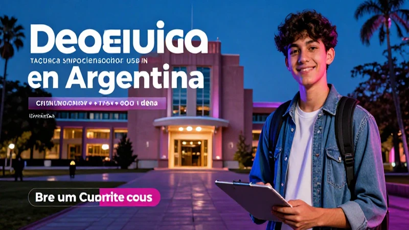 Opciones de estudio gratuitas en Argentina