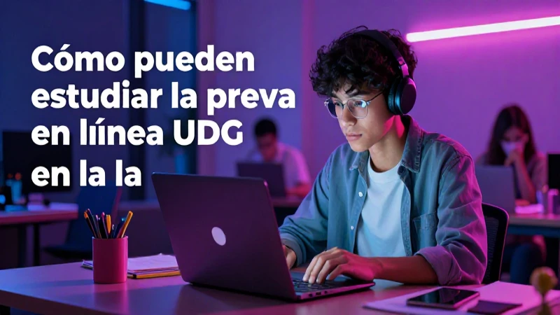 Materiales de estudio para prepa en línea UDG