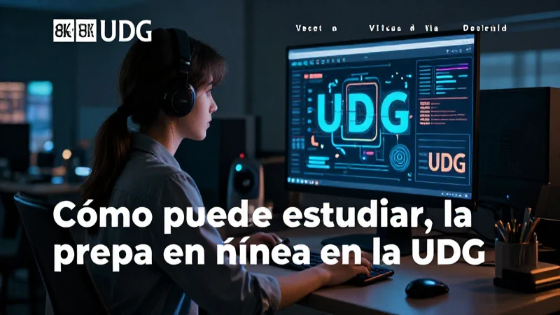 Estudiar prepa en línea en la UDG