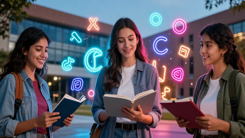 Estudiante mexicano moderno en campus universitario