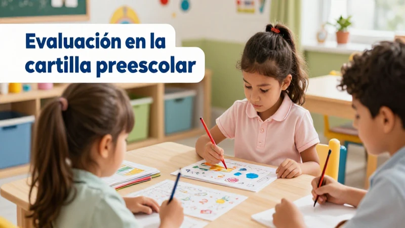 Evalúa criterios en la cartilla preescolar