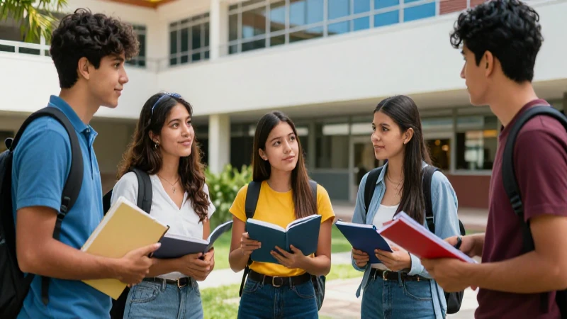 Estudiantes mexicanos colaboran en campus moderno