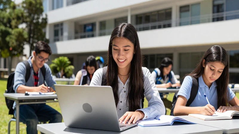 Vida estudiantil animada en el Centro Universitario Anáhuac