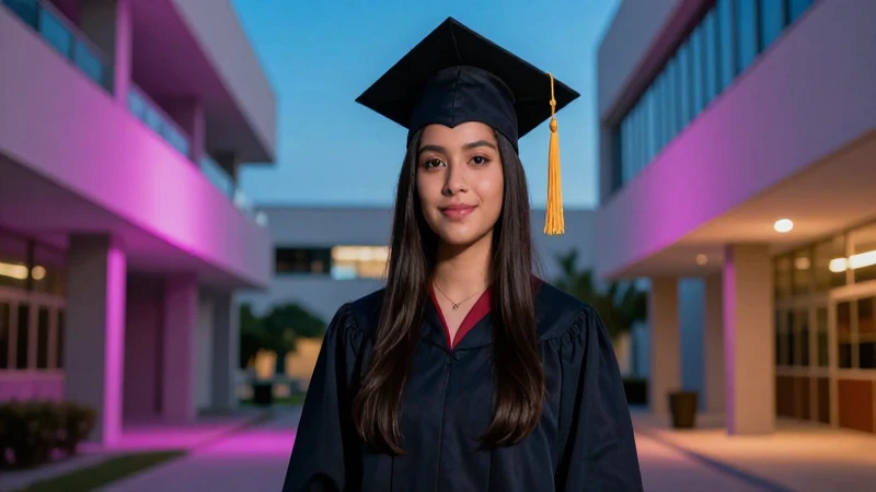 Retrato de estudiante mexicano ambicioso
