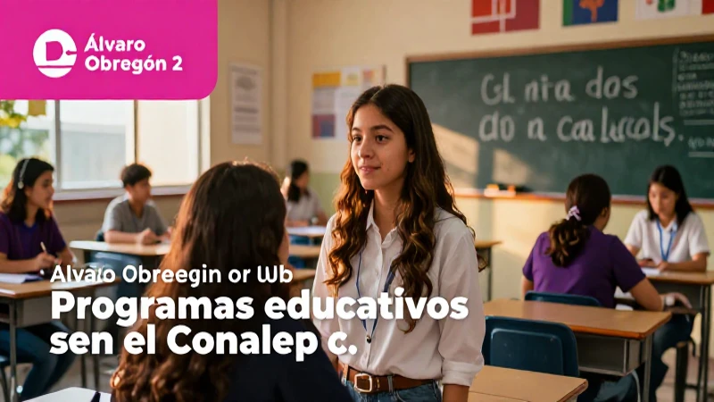 Consulta las carreras en el Conalep Álvaro Obregón 2