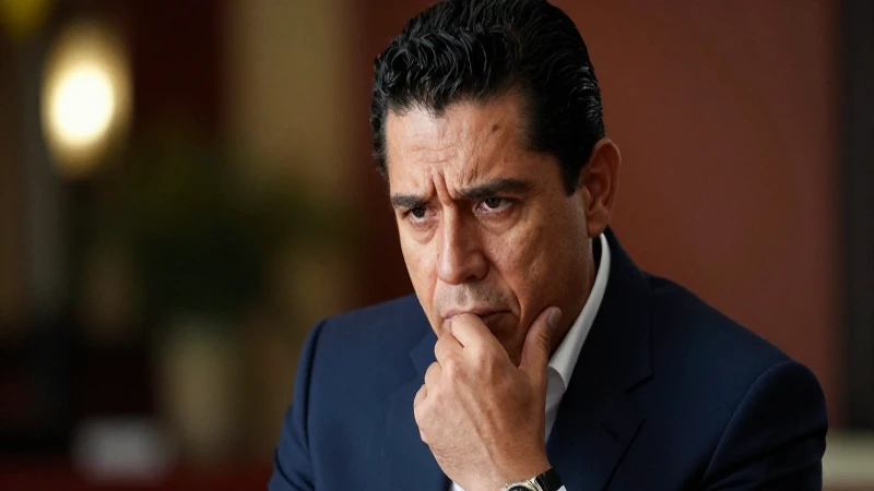 Retrato de hombre mexicano serio en traje