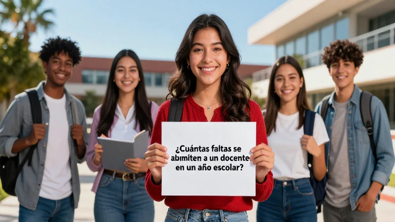 ¿Cuántas veces puede faltar un docente?