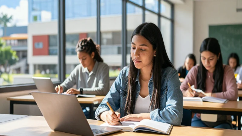 Joven mexicano estudia con éxito y optimismo
