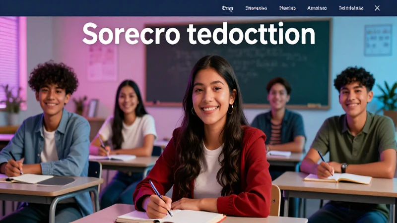 Foto atractiva de alumno mexicano sonriente