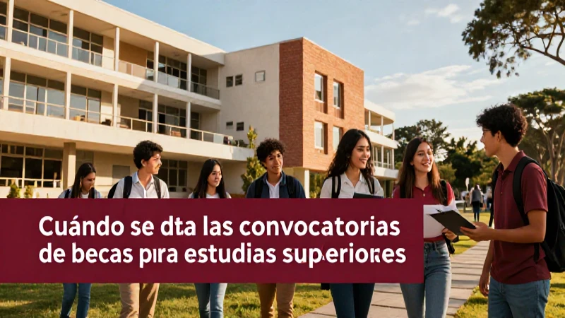 Becas: beneficios y fechas de convocatoria