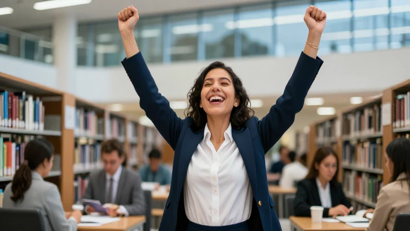 Joven mexicana exitosa triunfa en la biblioteca