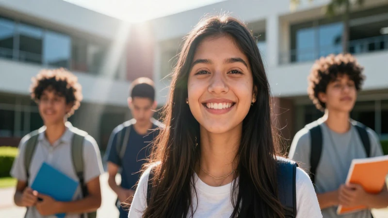 Joven mexicana universitaria triunfa con optimismo
