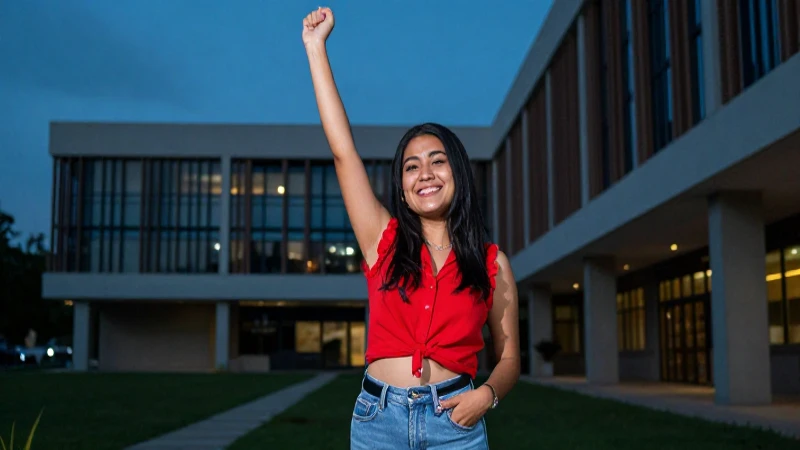 Estudiante mexicano triunfa en moderno campus universitario