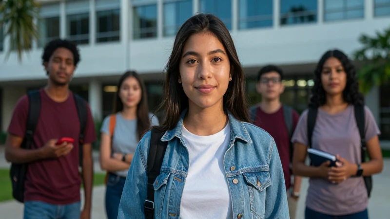 Estudiante mexicano simboliza la oportunidad educativa