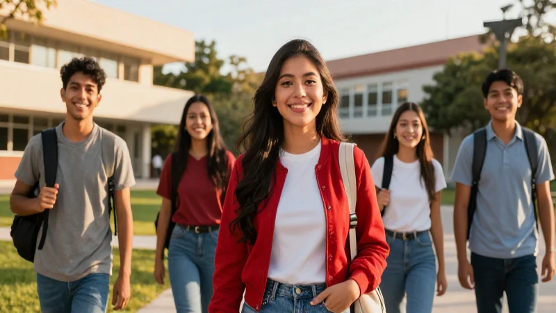 Estudiantes mexicanos universitarios exitosos en mágica luz dorada