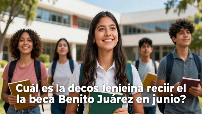Fecha de depósito beca Benito Juárez en junio