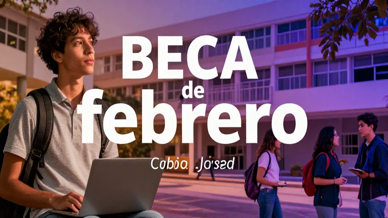 Requisitos y depósito de la beca de febrero