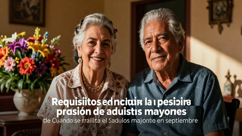 Requisitos y fecha de pensión de adultos mayores
