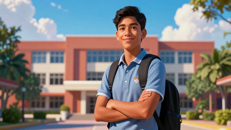 Estudiante mexicano triunfa en campus moderno