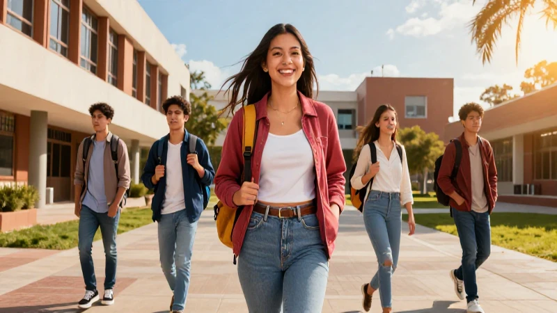 Estudiantes mexicanos simbolizan el progreso académico