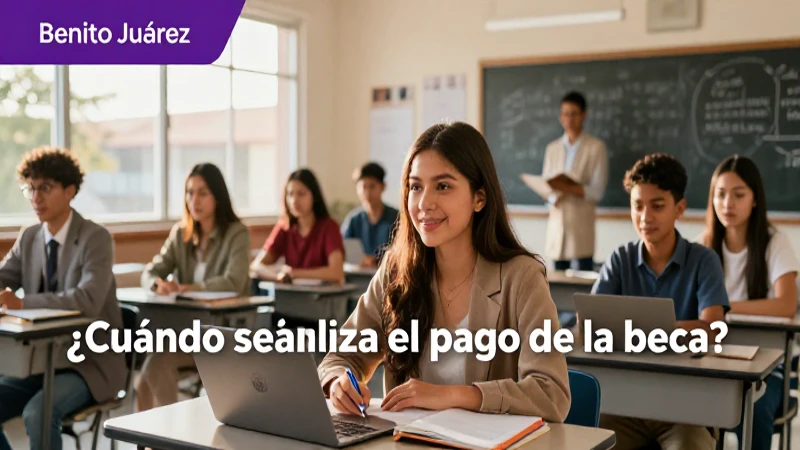 ¿Cuándo pagan la beca Benito Juárez?