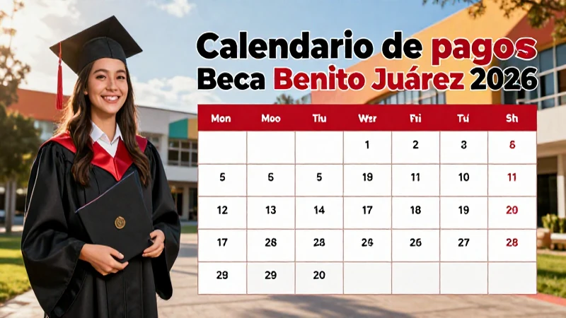 Fechas importantes del calendario de pagos de la Beca 2026