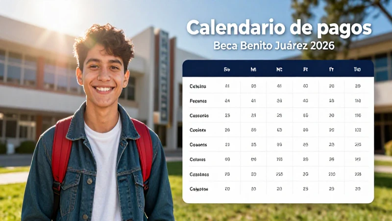 Cambios en el calendario de pagos de la beca