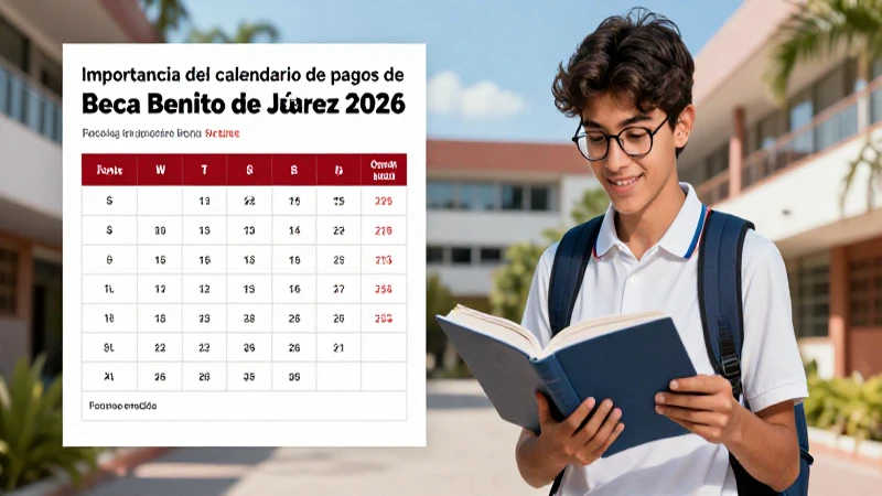 Calendario de pagos: fechas importantes de la beca