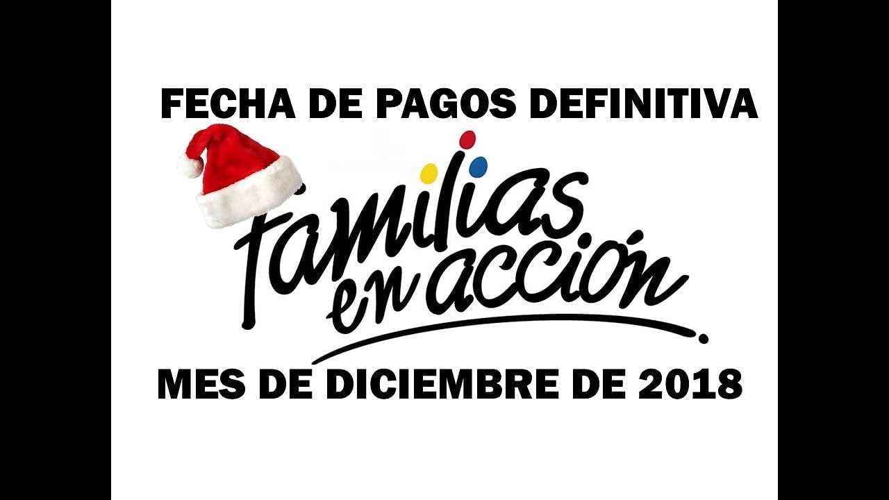 Fecha de pago de Familias en Acción en diciembre: Desembolso y fechas
