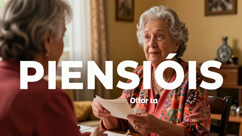 Fecha de pensión para adultos mayores