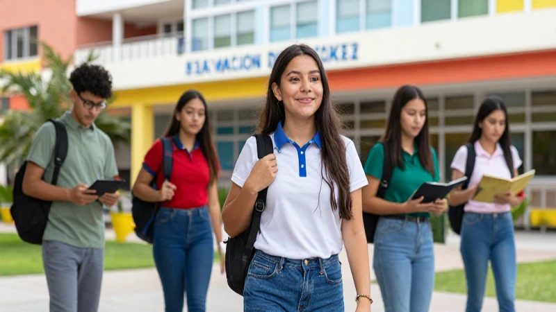 Estudiante mexicano simboliza la oportunidad educativa