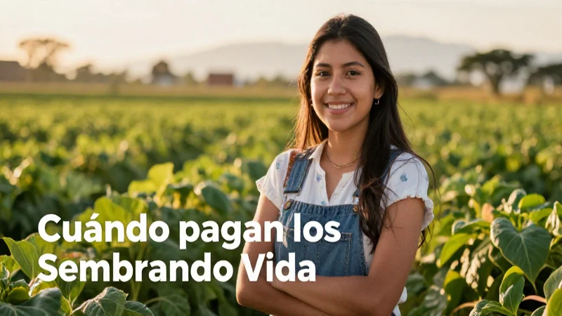 ¿Cuándo pagan los apoyos de Sembrando Vida?