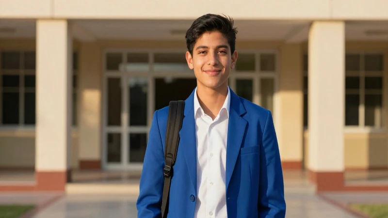 Estudiante mexicano en aula, estilo cinemático y detallado