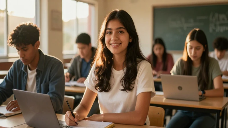 Estudiante universitario mexicano triunfa en ambiente moderno