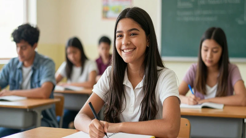 Joven mexicano sonríe ante oportunidades académicas