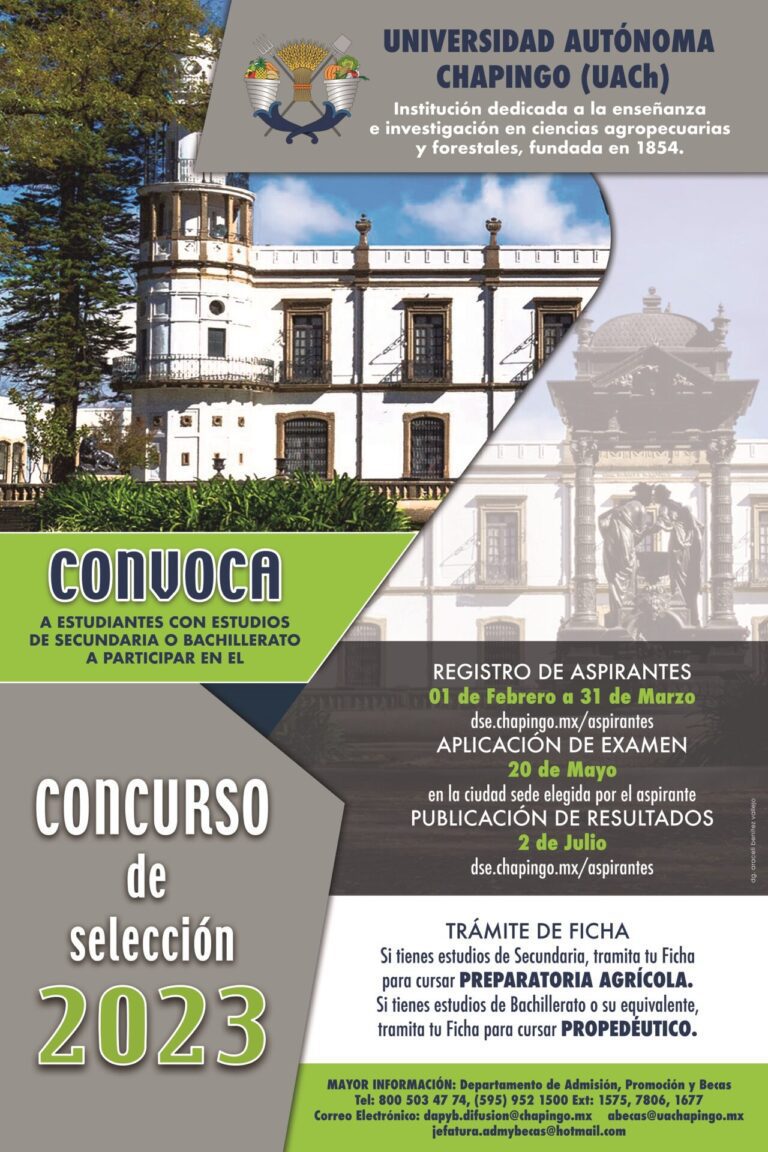 Fecha de publicación de la convocatoria de la Universidad de Chapingo: ¿Cuándo estará disponible?