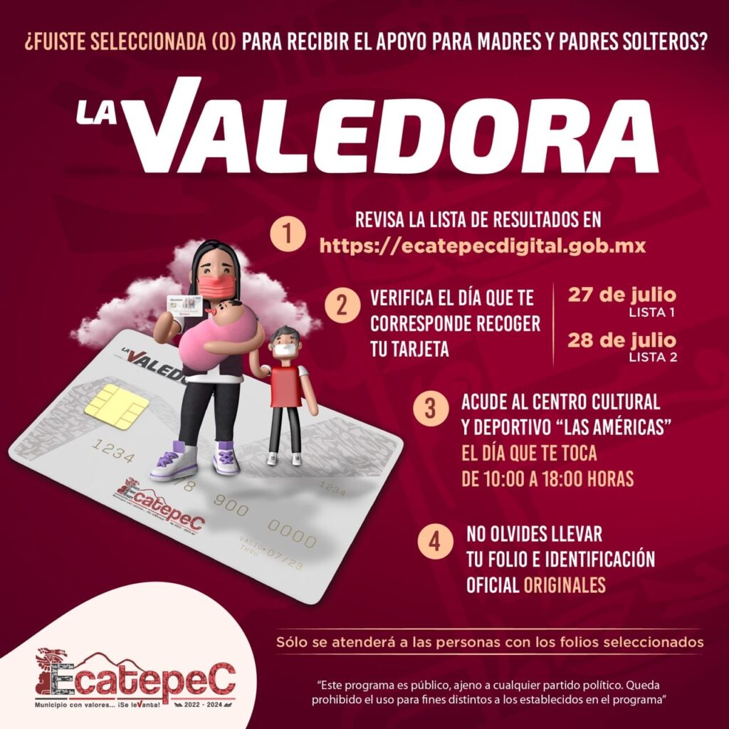 Fecha de publicación de resultados de la Tarjeta La Valedora: ¿Cuándo se anuncian?
